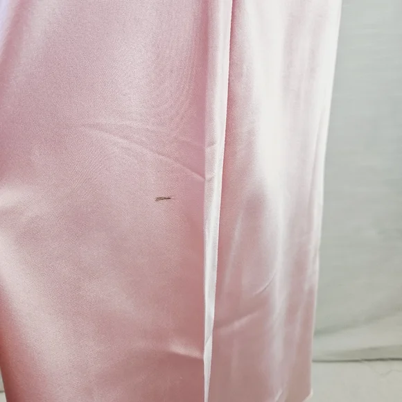 Vintage Nordstrom Lingerie 100% Silk Bow Slip Dress XL - Picture 9 of 9